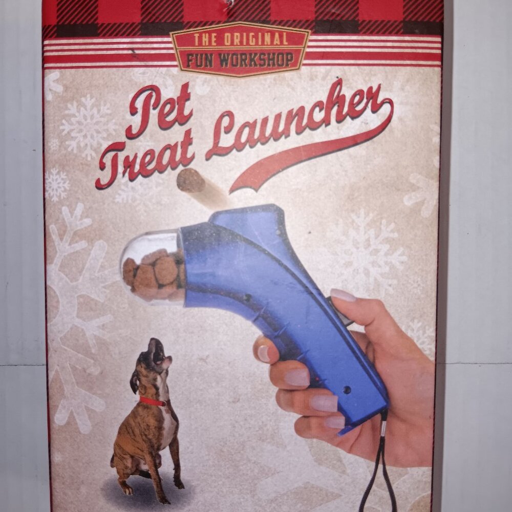 THE ORIGINAL FUN WORKSHOP PET TREAT LAUNCHER